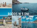 Rodos w 5 dni: para na skałach, łódź na morzu, widok na Lindos, wiatraki i kąpiel w turkusowej wodzie. Odkryj najpiękniejsze miejsca!