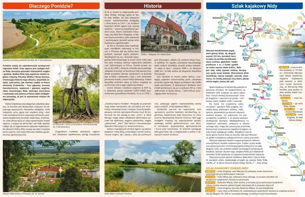 Dziwne ciekawostki o Ponidziu: zabytki, przyroda i szlak kajakowy Nidy. Odkryj piękno tego regionu!