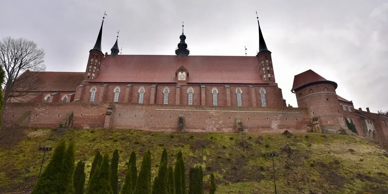 Zamek biskupów warmińskich w Lidzbarku Warmińskim, gdzie pracował Mikołaj Kopernik.