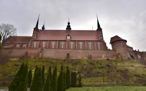 Zamek biskupów warmińskich w Lidzbarku Warmińskim, gdzie pracował Mikołaj Kopernik.