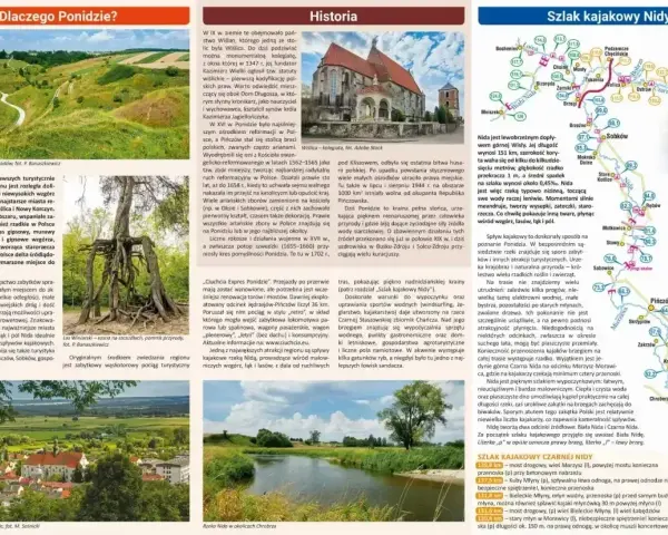 Dziwne ciekawostki o Ponidziu: zabytki, przyroda i szlak kajakowy Nidy. Odkryj piękno tego regionu!