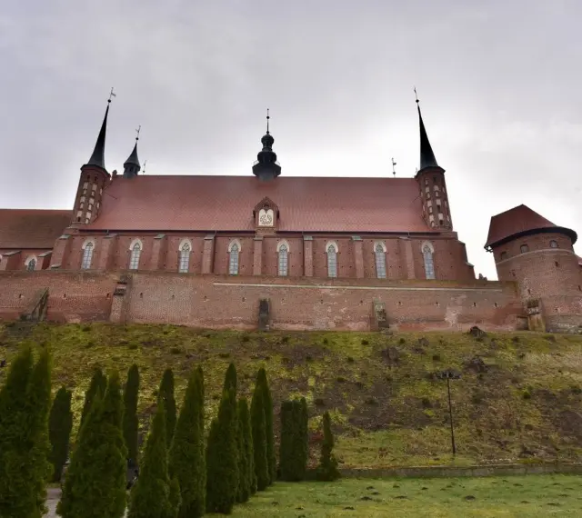 Zamek biskupów warmińskich w Lidzbarku Warmińskim, gdzie pracował Mikołaj Kopernik.