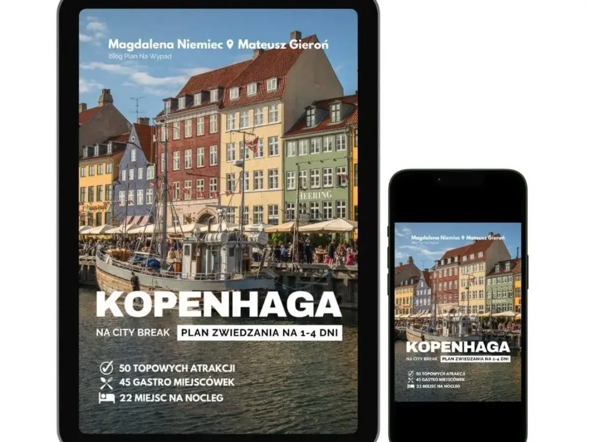 Kolorowe kamienice nad kanałem w Kopenhadze, stolicy Danii. Plan zwiedzania na city break.