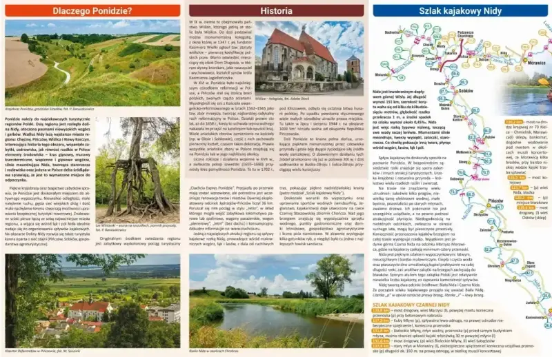 Dziwne ciekawostki o Ponidziu: zabytki, przyroda i szlak kajakowy Nidy. Odkryj piękno tego regionu!