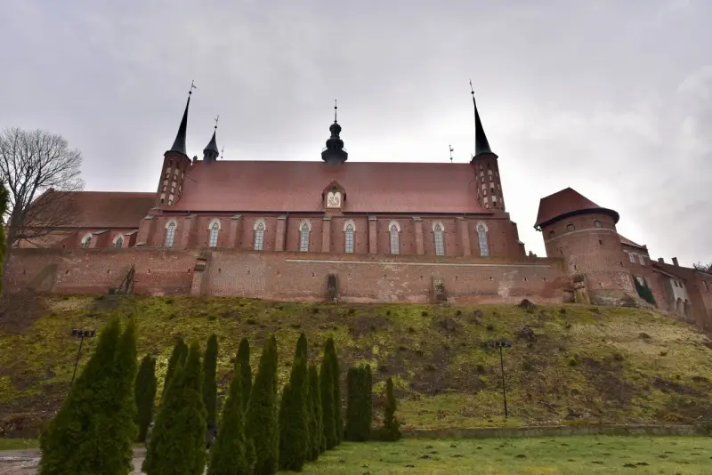 Zamek biskupów warmińskich w Lidzbarku Warmińskim, gdzie pracował Mikołaj Kopernik.